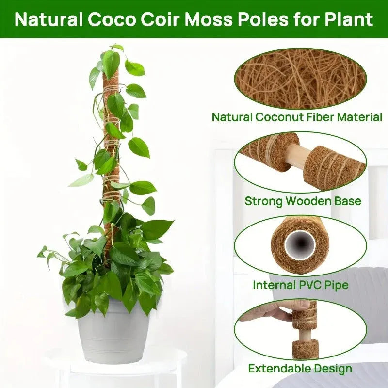 Natural Coir Climbing Pole