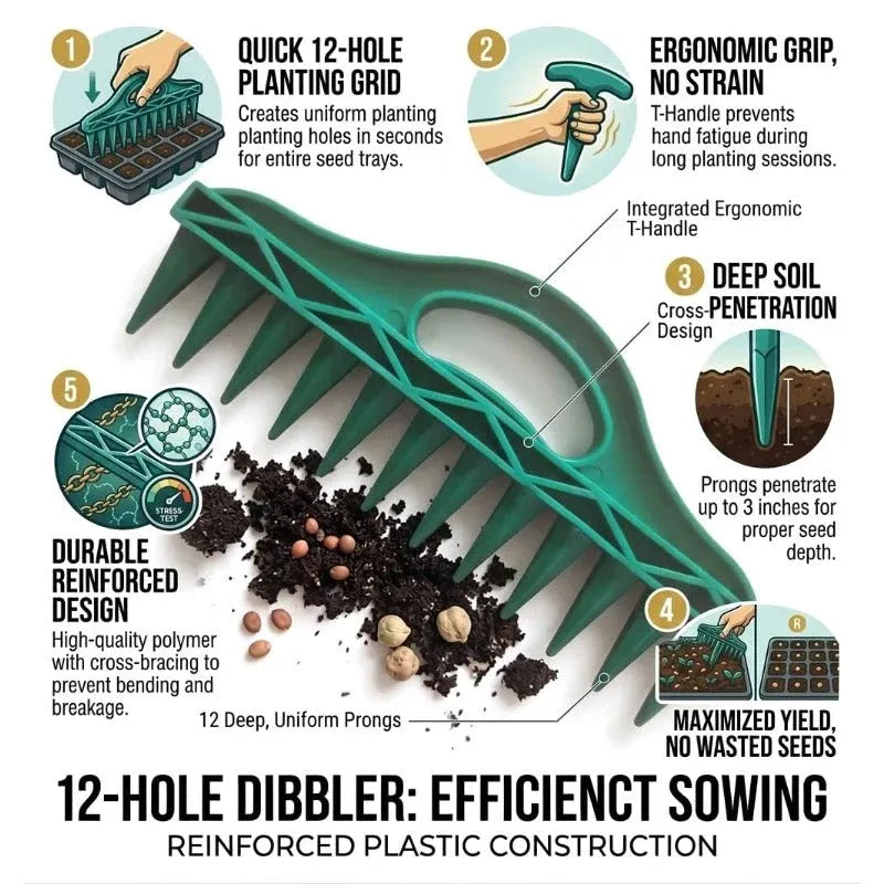 Multi-Prong Precision Seeding Tool