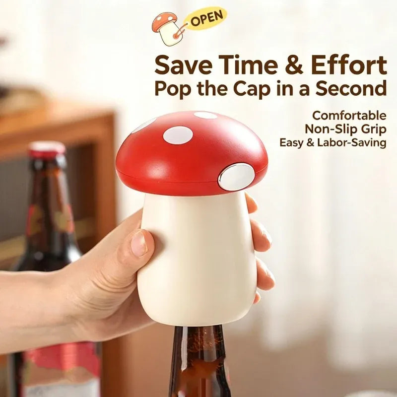 Mushroom 2-in-1 Beverage Opener