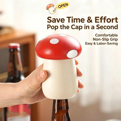 Mushroom 2-in-1 Beverage Opener