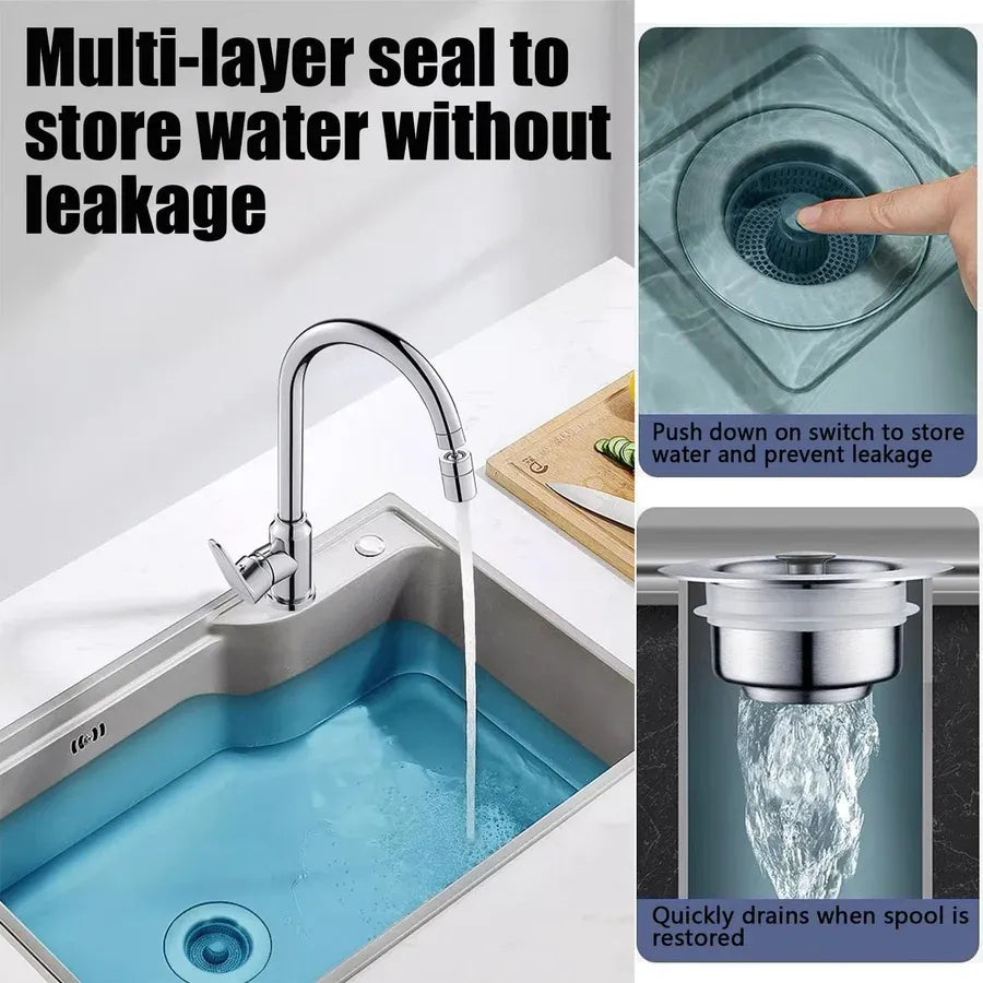 Sink Bounce Core Drain Strainer