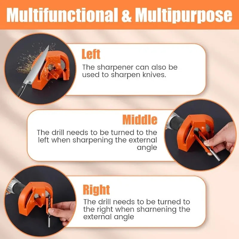 Multipurpose Drill Bit Sharpener